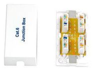 JUNCTION BOX, 2 WAY, CAT 6 CABLE, ABS