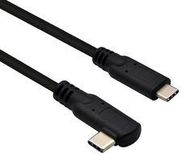 USB CABLE, 3.2 R/A TYP C PLUG-C PLUG, 1M