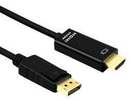 CABLE ASSY, DP PLUG-HDMI A PLUG, 2M