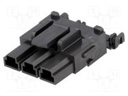 Connector: wire-wire/PCB; plug; female; Mini-Fit Sr; 10mm; PIN: 3 MOLEX