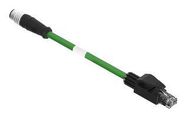 SENSOR CORD, 4P M12 PLUG-RJ45 PLUG, 3M