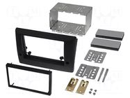 Radio frame; Fiat; 2 DIN; black ACV