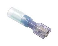 TERM, FEMALE QUICK CONNECT, BLUE, 14AWG