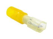 TERM, MALE QUICK CONNECT, YELLOW, 10AWG