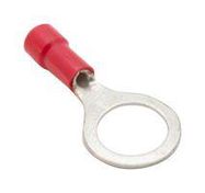 TERMINAL, RING TONGUE, 5/16", RED, 18AWG