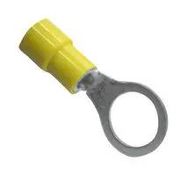TERMINAL, RING TONGUE, 3/8"", YELLOW