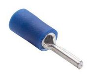 TERMINAL, PIN, 16-14AWG, CRIMP, BLUE