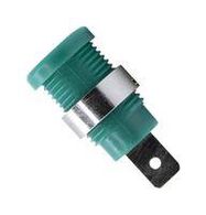 BANANA CONNECTOR, JACK, 35A, 1KV, GREEN