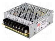 Power supply: switching; for building in,modular; 53.6W; 5VDC MEAN WELL