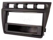 Radio frame; Kia; 1 DIN; black 