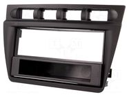 Radio frame; Kia; 1 DIN; black COMPOTECH