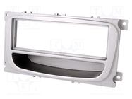 Radio frame; Ford; 1 DIN; silver 