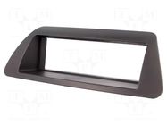 Radio frame; Fiat; 1 DIN; black 4CARMEDIA