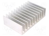 Heatsink: extruded; grilled; L: 80mm; W: 124mm; H: 35mm; aluminium STONECOLD