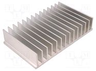 Heatsink: extruded; grilled; L: 100mm; W: 165mm; H: 35mm; aluminium STONECOLD