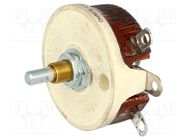 Potentiometer: shaft; single turn; 2Ω; 50W; 6.35mm; Shaft: D spring OHMITE