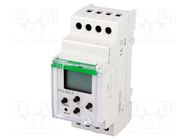 Programmable time switch; Range: 24h / 7days; SPDT; 24÷264VAC F&F