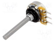 Potentiometer: shaft; single turn; 10kΩ; ±20%; 0.25W; linear; 4mm OMEG