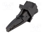 Crocodile clip; 20A; 1kVDC; black; Grip capac: max.25mm ELECTRO-PJP