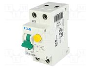 RCBO breaker; Inom: 6A; Ires: 30mA; Poles: 1+N; 230VAC; IP20; 1÷25mm2 EATON ELECTRIC