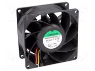 Fan: DC; axial; 24VDC; 80x80x38mm; 143m3/h; 55.2dBA; ball; 18.8mmH2O SUNON