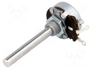 Potentiometer: shaft; single turn; 5kΩ; 4W; ±10%; 6mm; Shaft: smooth AB Elektronik