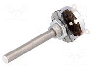 Potentiometer: shaft; single turn; 25kΩ; 4W; ±10%; 6mm; wirewound AB Elektronik