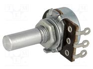 Potentiometer: shaft; single turn; 4.7kΩ; 100mW; ±20%; 6mm; mono TELPOD