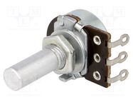 Potentiometer: shaft; single turn; 47kΩ; 100mW; ±20%; 6mm; mono TELPOD