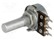 Potentiometer: shaft; single turn; 220kΩ; 100mW; ±20%; 6mm; mono TELPOD