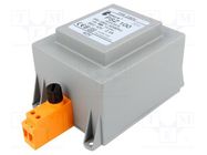 Transformer: mains; 100VA; 230VAC; 42V; Leads: terminal block; IP30 BREVE TUFVASSONS