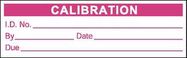 CALIBRATION LABELS, VINYL, 25.4MM W