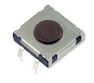 TACTILE SWITCH, 0.05A, 24VDC, TH, 260GF