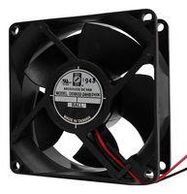 DC AXIAL FAN, BALL, 77CFM, 0.33A, 24V