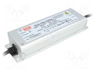 Power supply: switching; LED; 100W; 71÷143VDC; 350÷700mA; IP65 