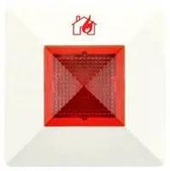 REMOTE INDICATOR, LED, RED LENS, 87MM H