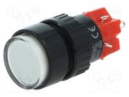 Switch: push-button; Pos: 2; SPDT; 3A/220VAC; 2A/24VDC; ON-ON; IP40 ONPOW