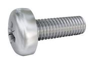 SCREW, PAN HEAD POZIDRIV, M2, 10MM