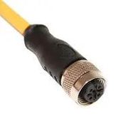 SENSOR CORD, 4P M12 RCPT-FREE END, 5M