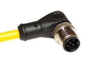 SENSOR CORD, M12 R/A PLUG-FREE END, 10M