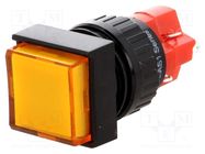 Switch: push-button; Pos: 2; SPDT; 3A/250VAC; 2A/24VDC; ON-(ON) ONPOW