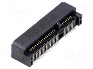 Connector: PCI Express mini; horizontal; SMT; gold-plated; PIN: 52 ATTEND