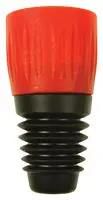 STRAIN RELIEF, XLR PLUG, RED CAP