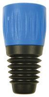 STRAIN RELIEF, XLR PLUG, BLUE CAP