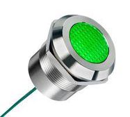 PANEL INDICATOR, GREEN, 25MM, 24V