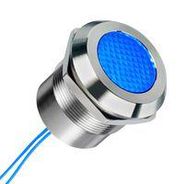 PANEL INDICATOR, BLUE, 30MM, 24V