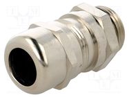 Cable gland; with earthing; M20; 1.5; IP68; brass HELUKABEL