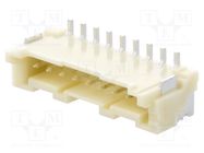 Connector: wire-board; socket; male; PIN: 9; PA; Pitch: 2mm; SMT; 250V JST