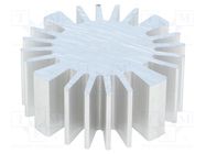 Heatsink; LED; Ø: 50mm; H: 20mm FISCHER ELEKTRONIK