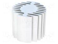 Heatsink; LED; Ø: 60mm; H: 50mm FISCHER ELEKTRONIK
